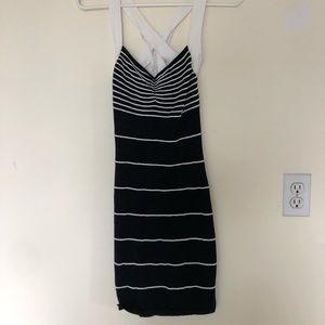 Strappy Back Bodycon Midi Dress